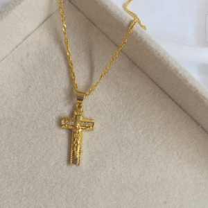 Cadena con Dije Cruz de Fe