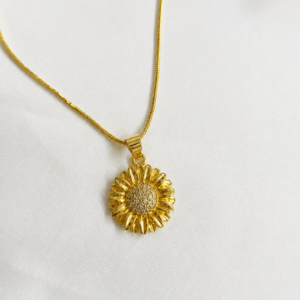 Cadena con Dije Girasol Radiante
