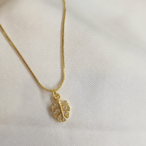 Cadena con Dije Hoja de Azahar